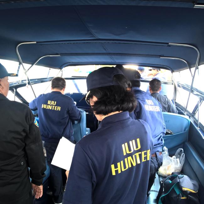 Thailand DOF Officers on patrol