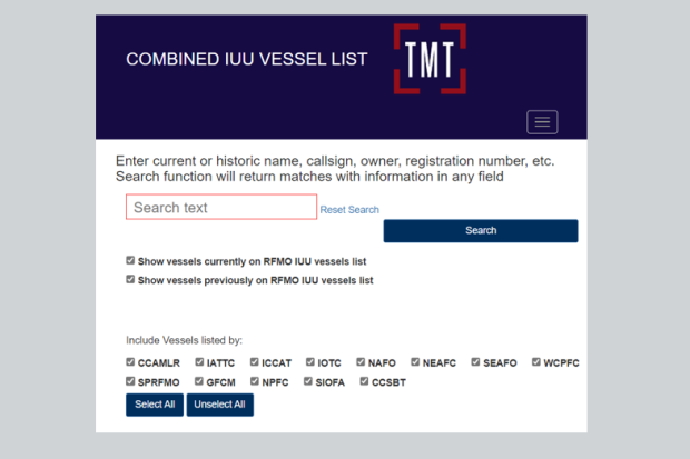 Combined IUU Vessel List Website Image