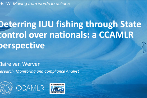 7th GFETW - Presentation 46 – Deterring IUU fishing through State control over nationals - CCAMLR thumbnail