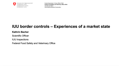 7th GFETW - Presentation 36 A - IUU Border Control Experiences of a Market State - Switzerland thumbnail