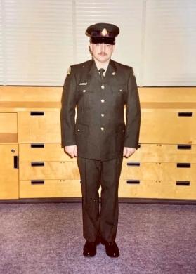 Randy in uniform