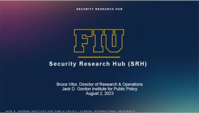 FIU Security Research Hub IUU Fishing Dashboard Tools and Resources Repository Presentation Image