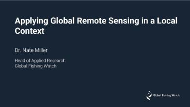 Global Fishing Watch Remote Sensing Local Context Presentation Image